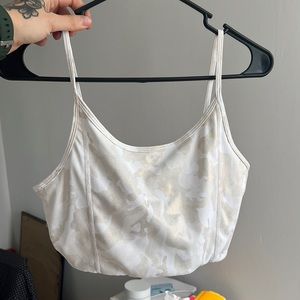 White Gold Camo sports Bra